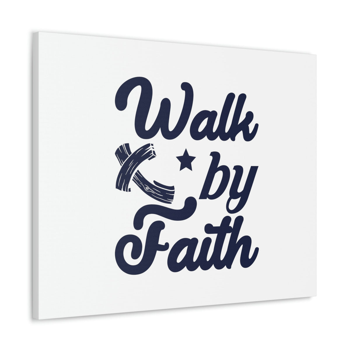 Scripture Walls By Faith 2 Corinthians 5:7 One Star Christian Wall Art Bible Verse Print Ready to Hang Unframed-Express Your Love Gifts