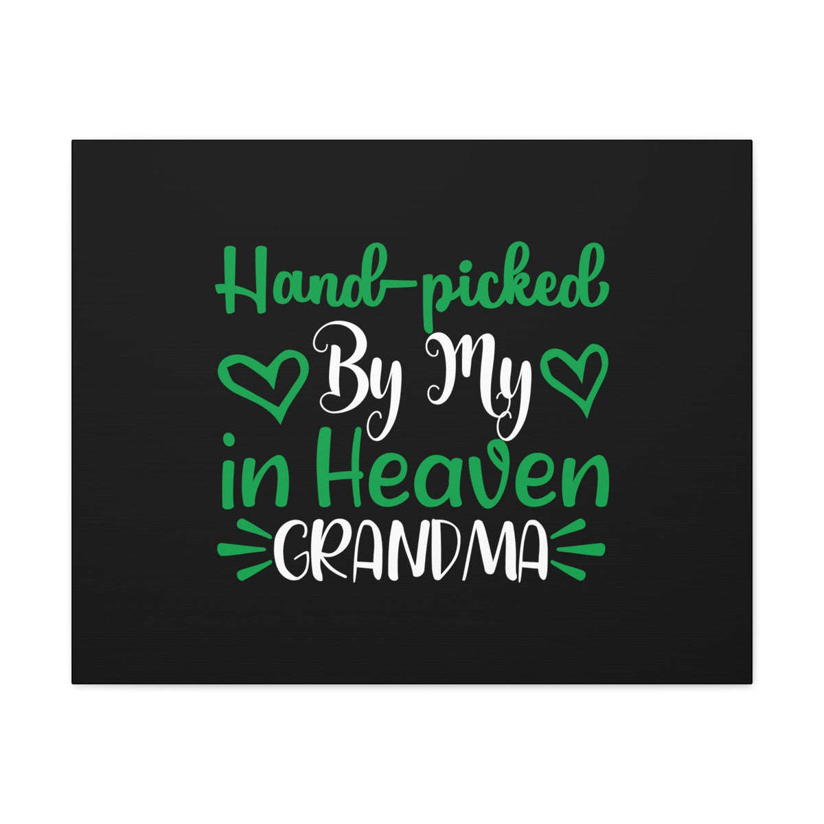 Scripture Walls By My In Heaven Grandma Matthew 22:14 Black Christian Wall Art Bible Verse Print Ready to Hang Unframed-Express Your Love Gifts