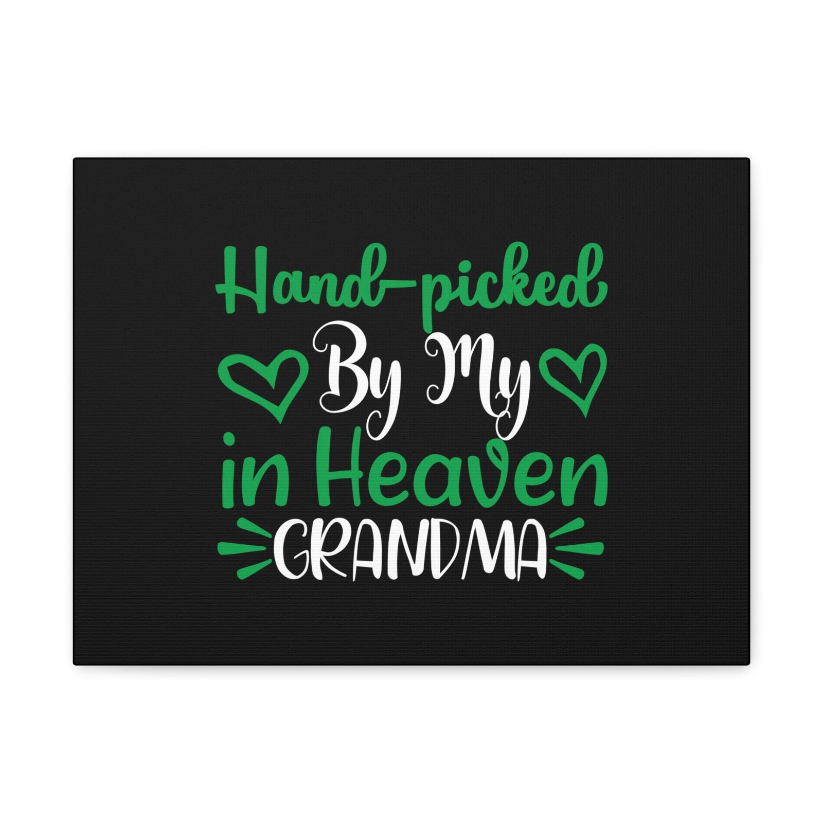 Scripture Walls By My In Heaven Grandma Matthew 22:14 Black Christian Wall Art Bible Verse Print Ready to Hang Unframed-Express Your Love Gifts