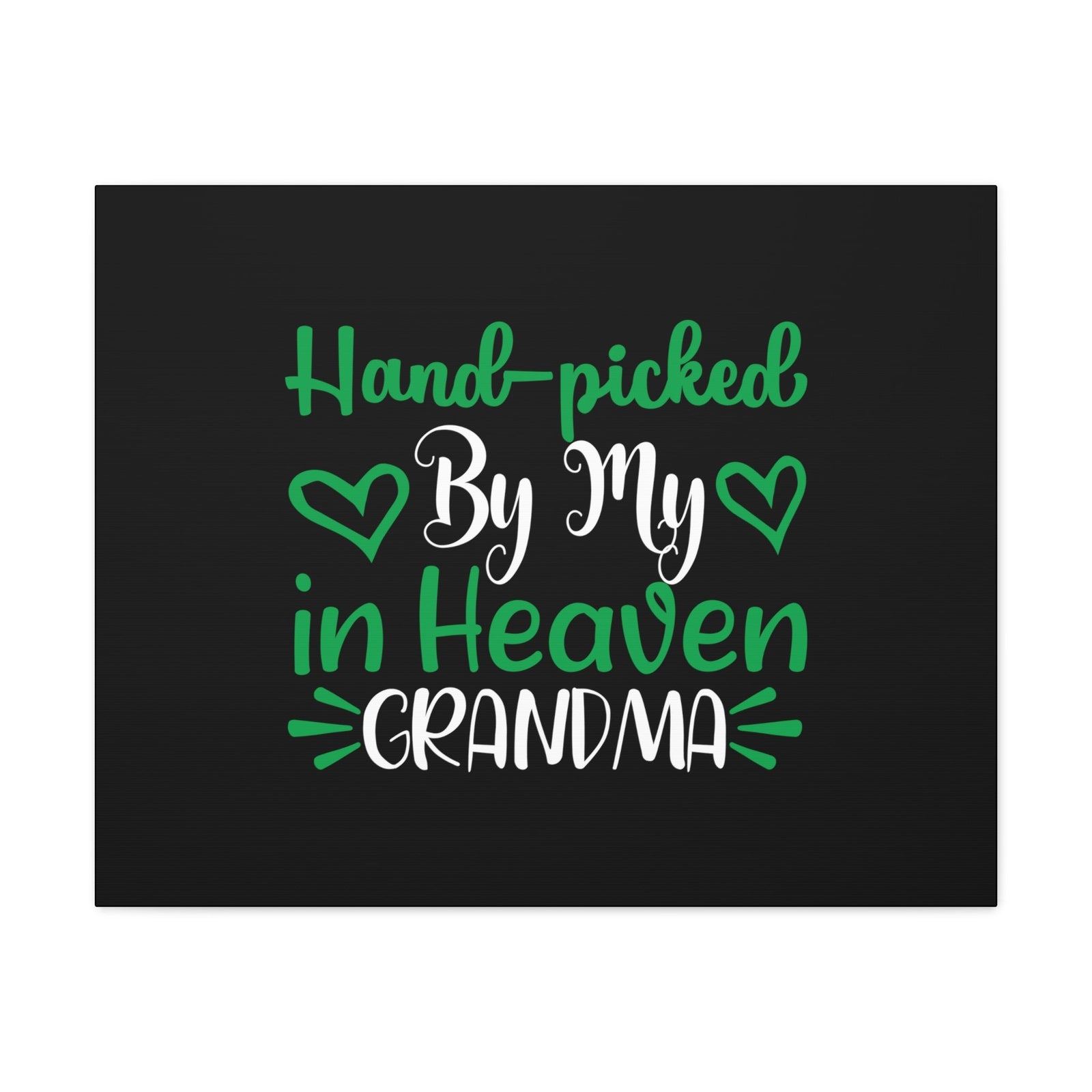 Scripture Walls By My In Heaven Grandma Matthew 22:14 Black Christian Wall Art Bible Verse Print Ready to Hang Unframed-Express Your Love Gifts