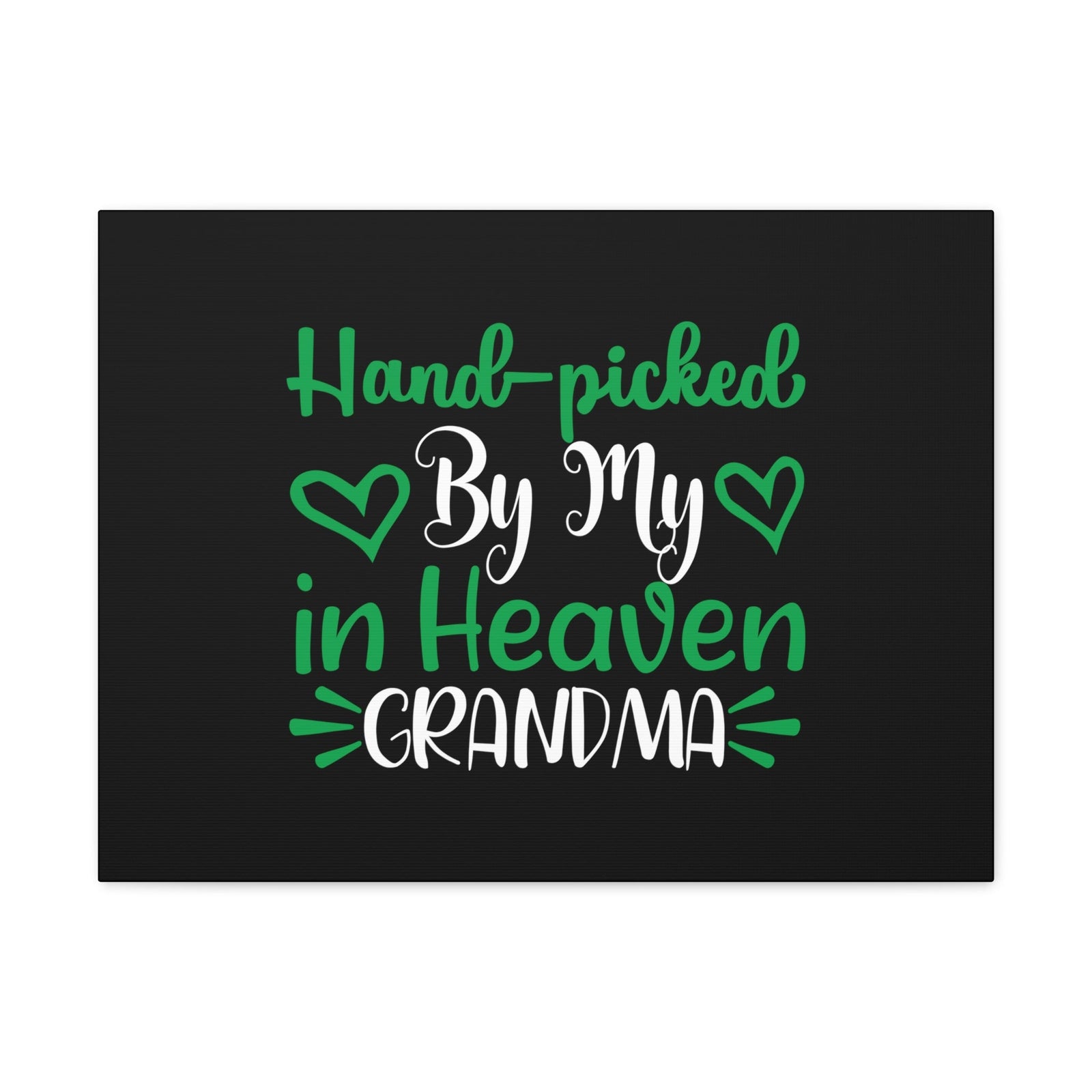 Scripture Walls By My In Heaven Grandma Matthew 22:14 Black Christian Wall Art Bible Verse Print Ready to Hang Unframed-Express Your Love Gifts