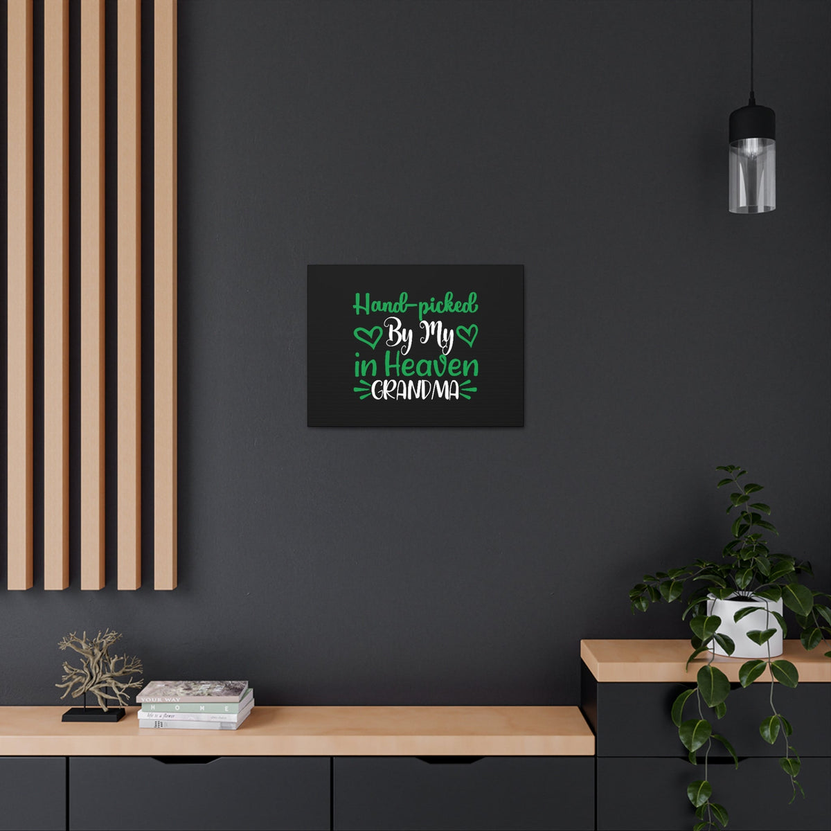 Scripture Walls By My In Heaven Grandma Matthew 22:14 Black Christian Wall Art Bible Verse Print Ready to Hang Unframed-Express Your Love Gifts