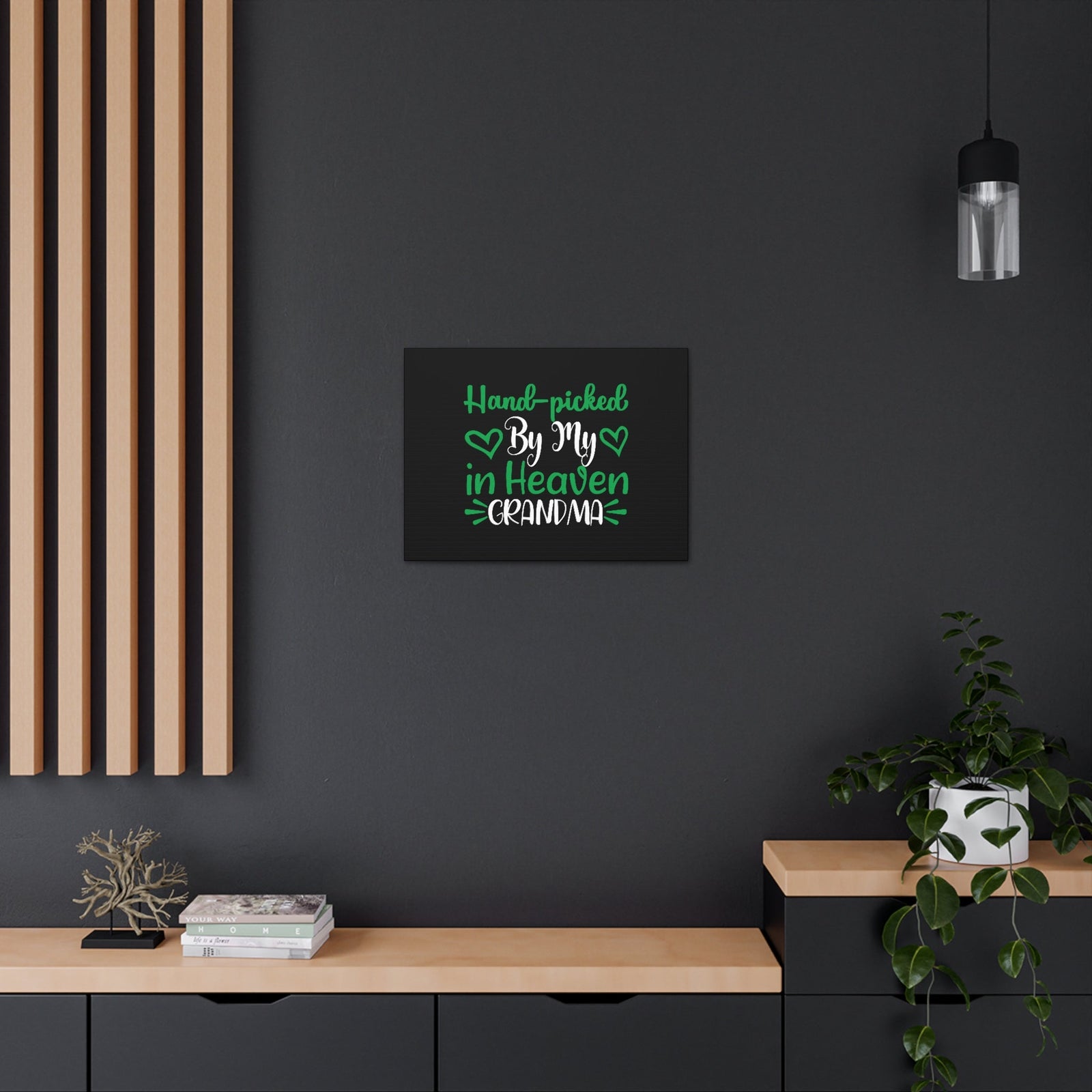 Scripture Walls By My In Heaven Grandma Matthew 22:14 Black Christian Wall Art Bible Verse Print Ready to Hang Unframed-Express Your Love Gifts