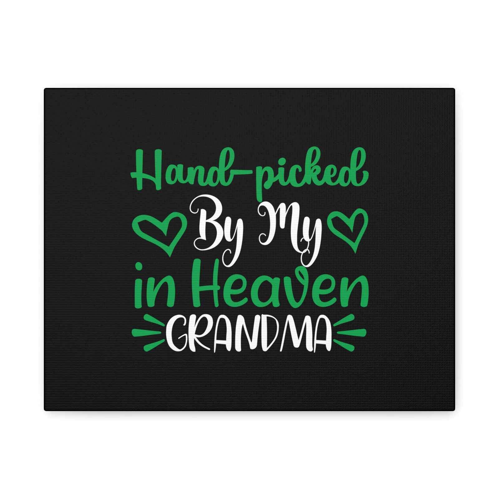 Scripture Walls By My In Heaven Grandma Matthew 22:14 Black Christian Wall Art Bible Verse Print Ready to Hang Unframed-Express Your Love Gifts