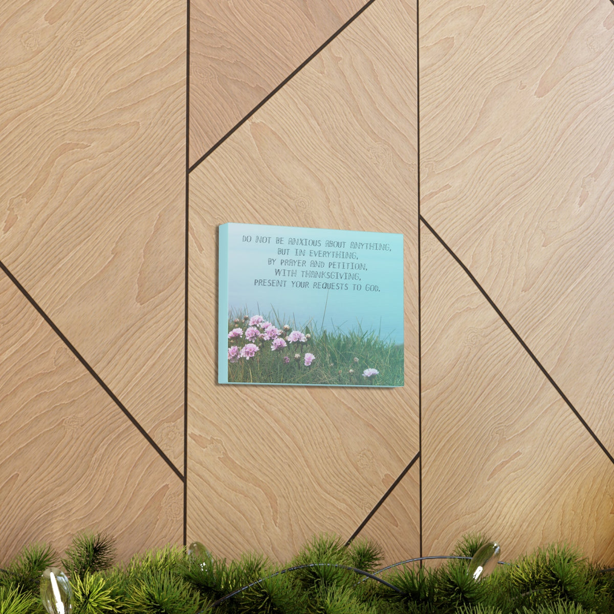 Scripture Walls By Prayer And Petition Philippians 4:6 Christian Wall Art Bible Verse Print Ready to Hang Unframed-Express Your Love Gifts