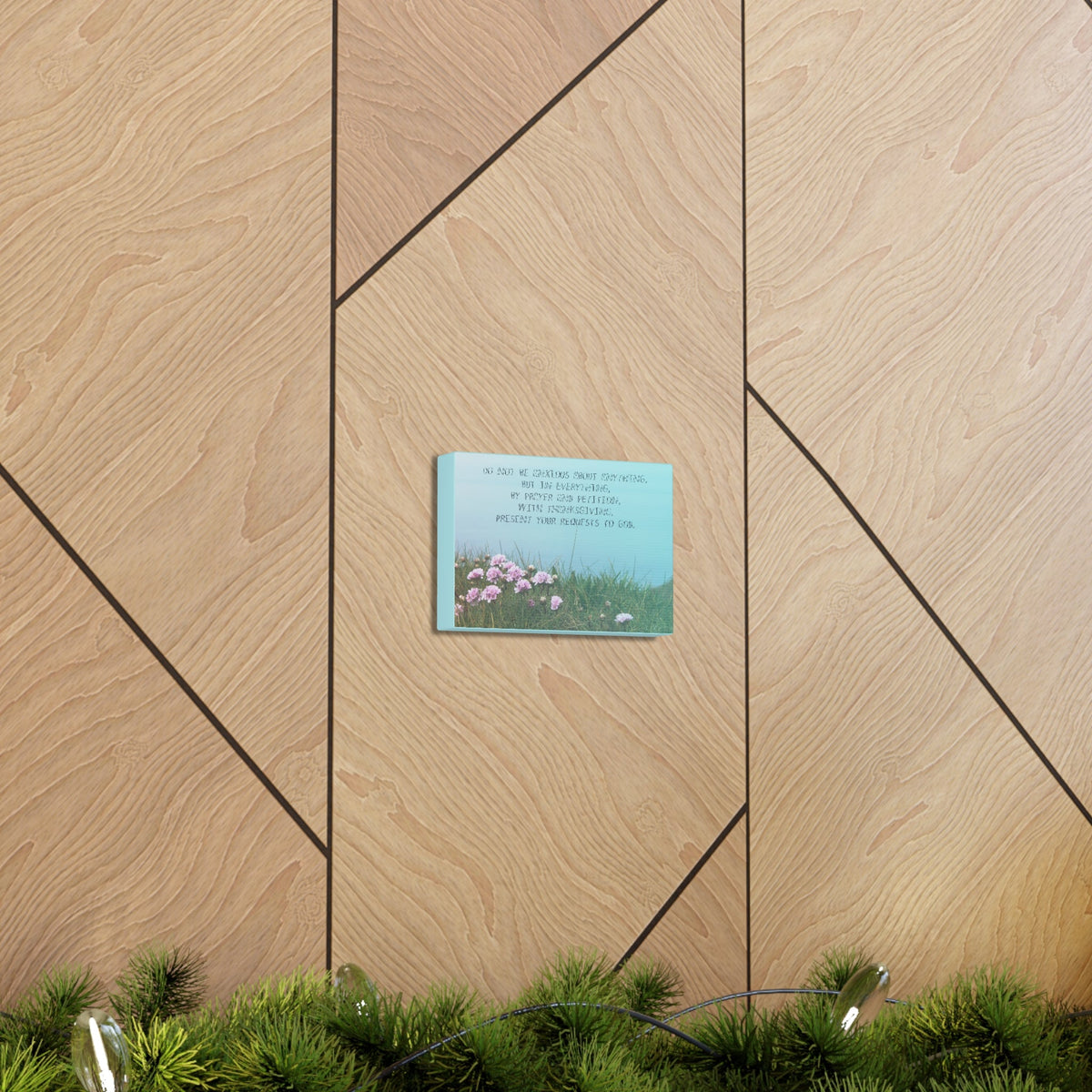 Scripture Walls By Prayer And Petition Philippians 4:6 Christian Wall Art Bible Verse Print Ready to Hang Unframed-Express Your Love Gifts