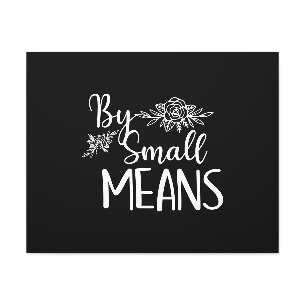 Scripture Walls By Small Means Luke 16:10 Flower Christian Wall Art Bible Verse Print Ready to Hang Unframed-Express Your Love Gifts