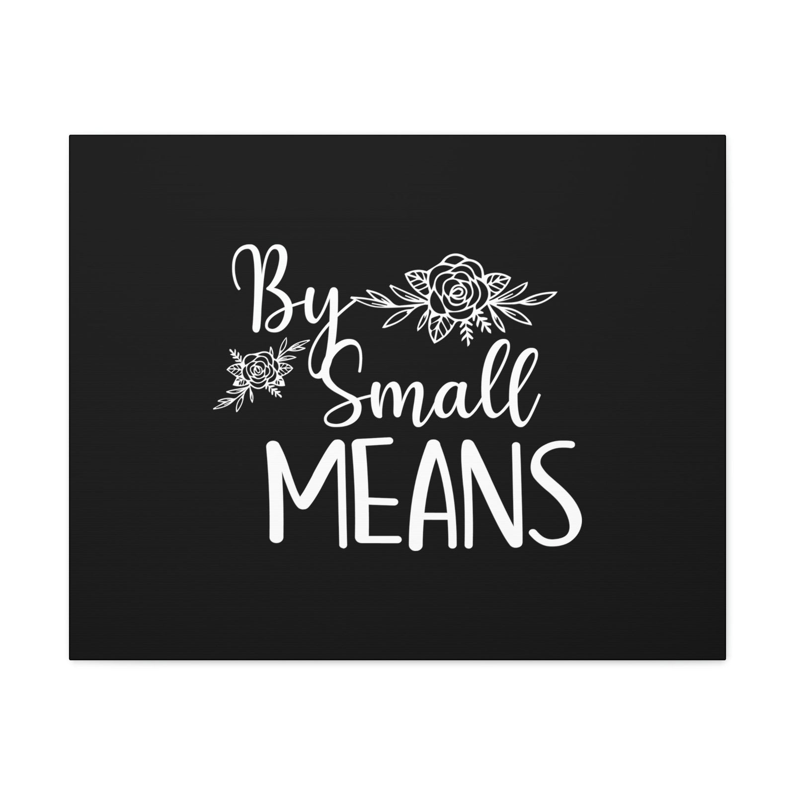 Scripture Walls By Small Means Luke 16:10 Flower Christian Wall Art Bible Verse Print Ready to Hang Unframed-Express Your Love Gifts