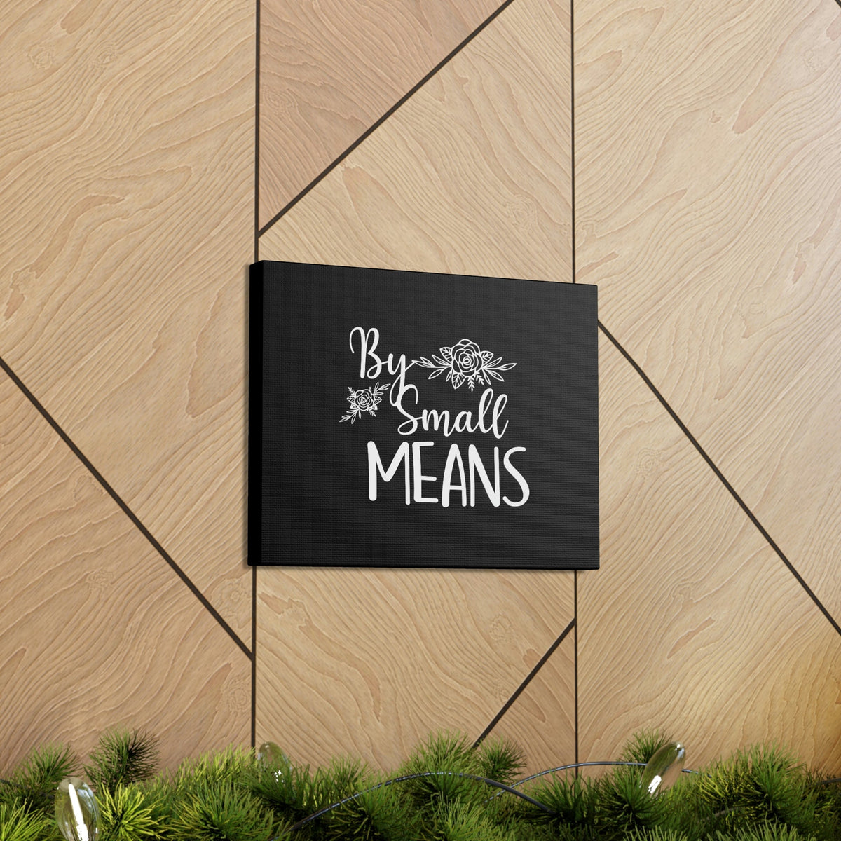 Scripture Walls By Small Means Luke 16:10 Flower Christian Wall Art Bible Verse Print Ready to Hang Unframed-Express Your Love Gifts