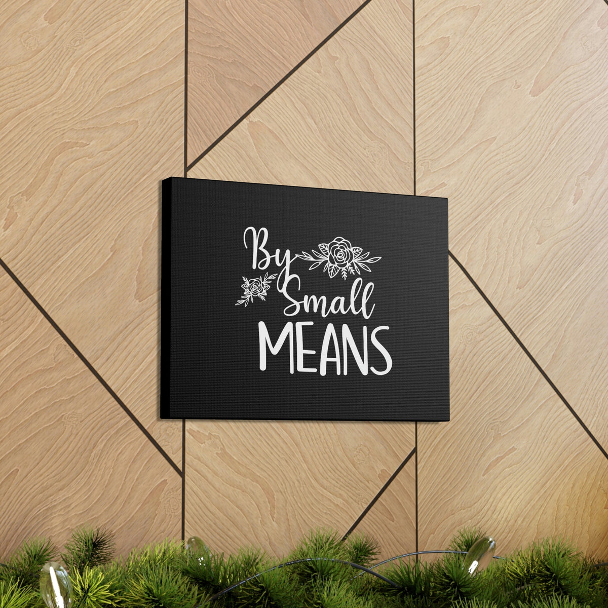 Scripture Walls By Small Means Luke 16:10 Flower Christian Wall Art Bible Verse Print Ready to Hang Unframed-Express Your Love Gifts