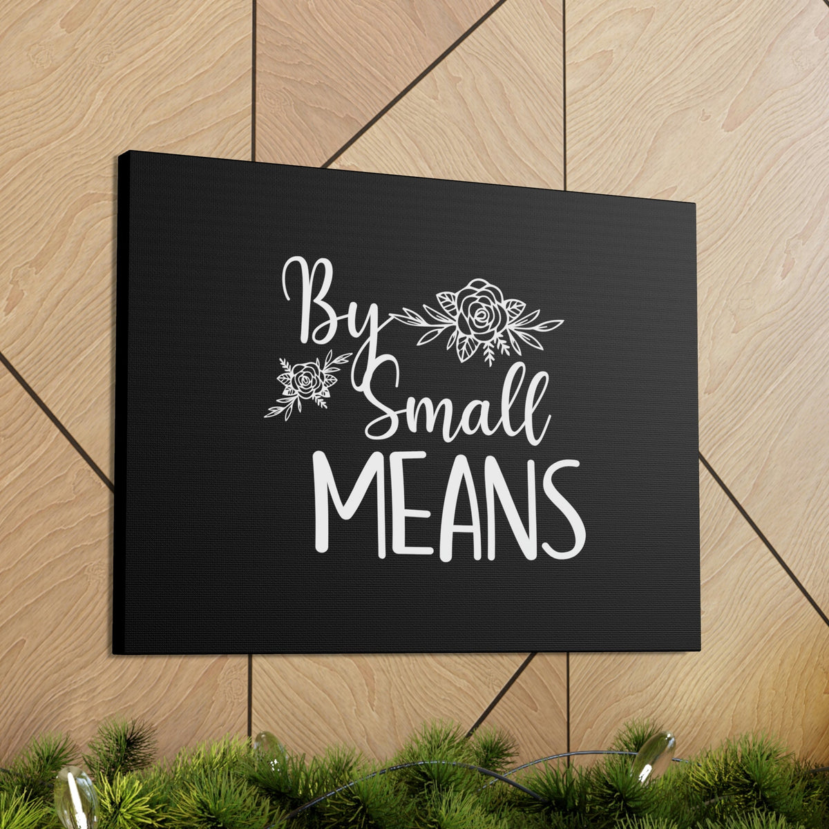 Scripture Walls By Small Means Luke 16:10 Flower Christian Wall Art Bible Verse Print Ready to Hang Unframed-Express Your Love Gifts