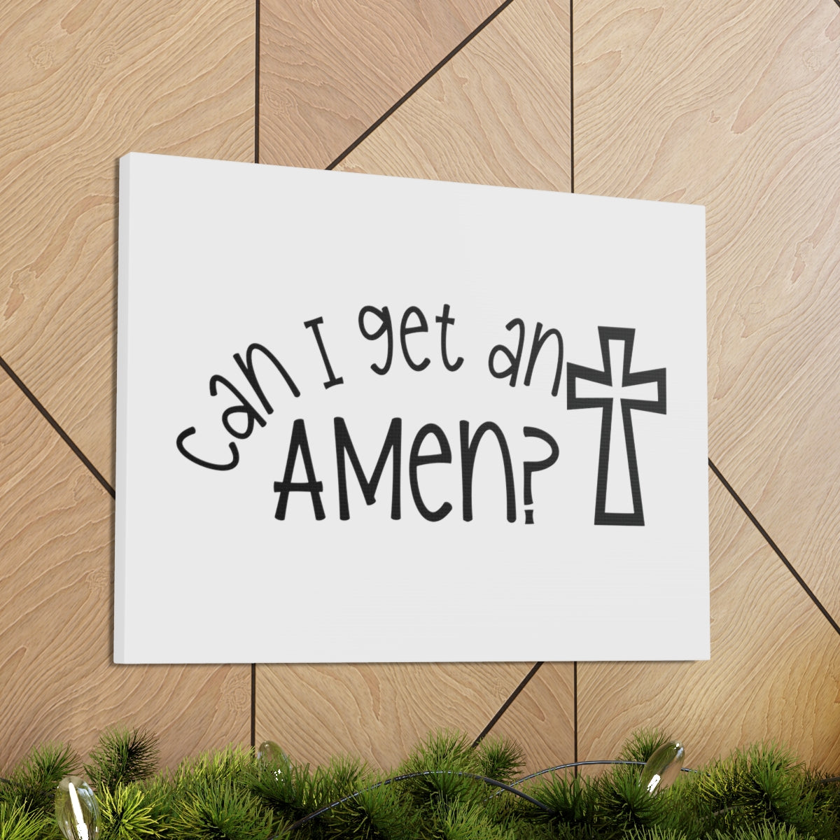 Scripture Walls Can I get An Amen Romans 9:5 Christian Wall Art Print Ready to Hang Unframed-Express Your Love Gifts