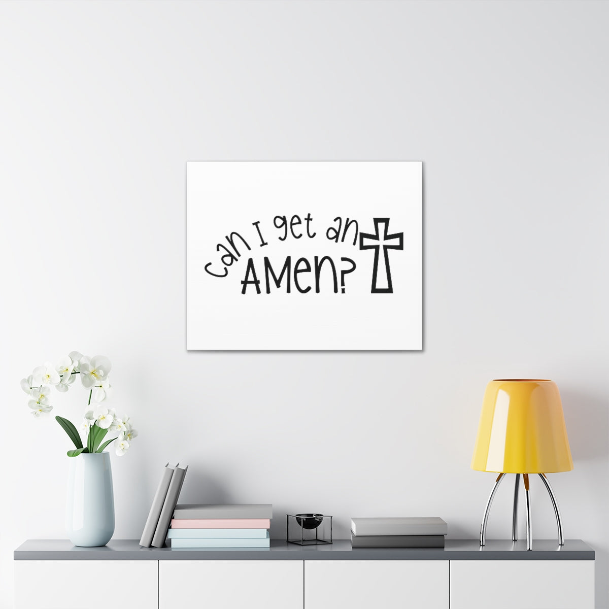 Scripture Walls Can I get An Amen Romans 9:5 Christian Wall Art Print Ready to Hang Unframed-Express Your Love Gifts