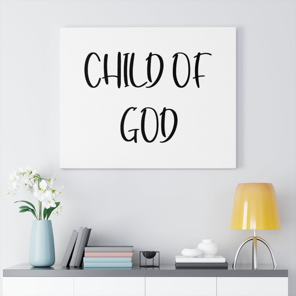 Scripture Walls Child Of God Bible Verse Canvas Christian Wall Art Ready to Hang Unframed-Express Your Love Gifts