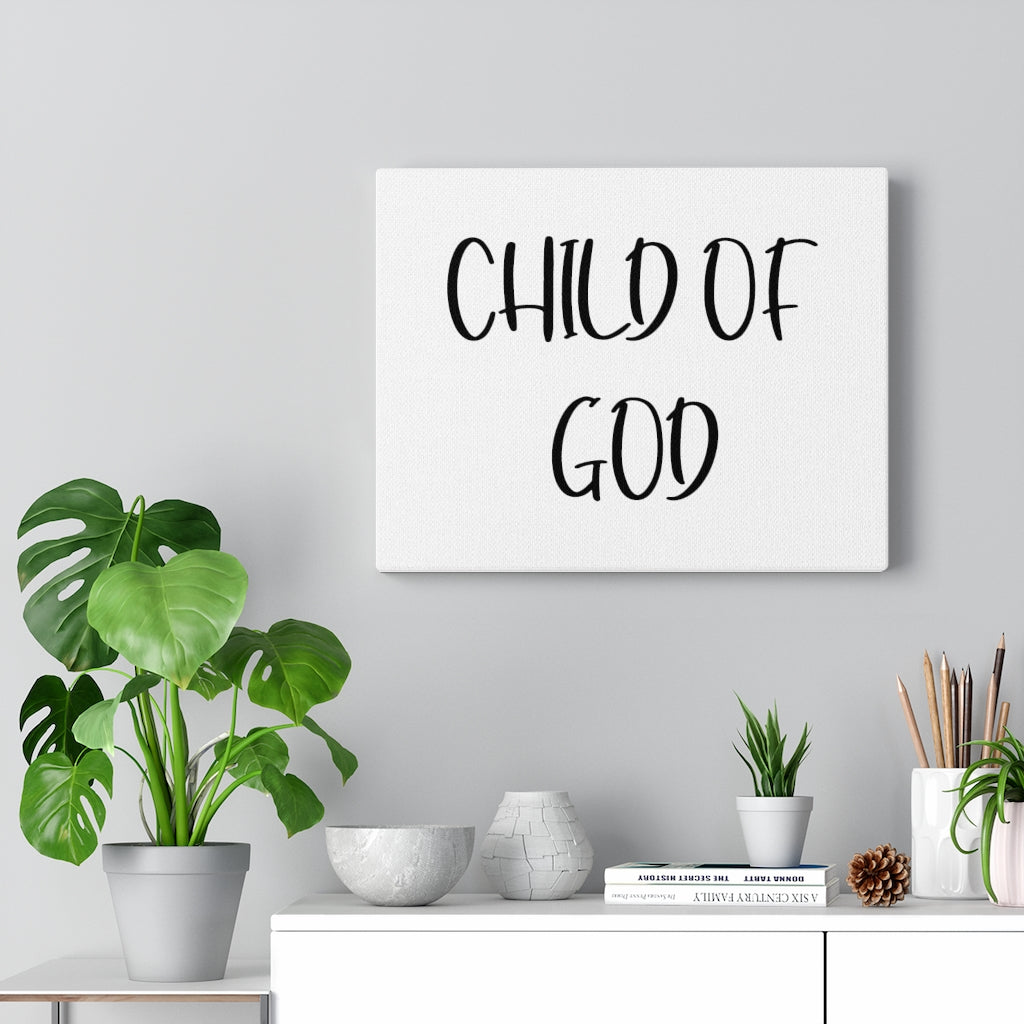 Scripture Walls Child Of God Bible Verse Canvas Christian Wall Art Ready to Hang Unframed-Express Your Love Gifts