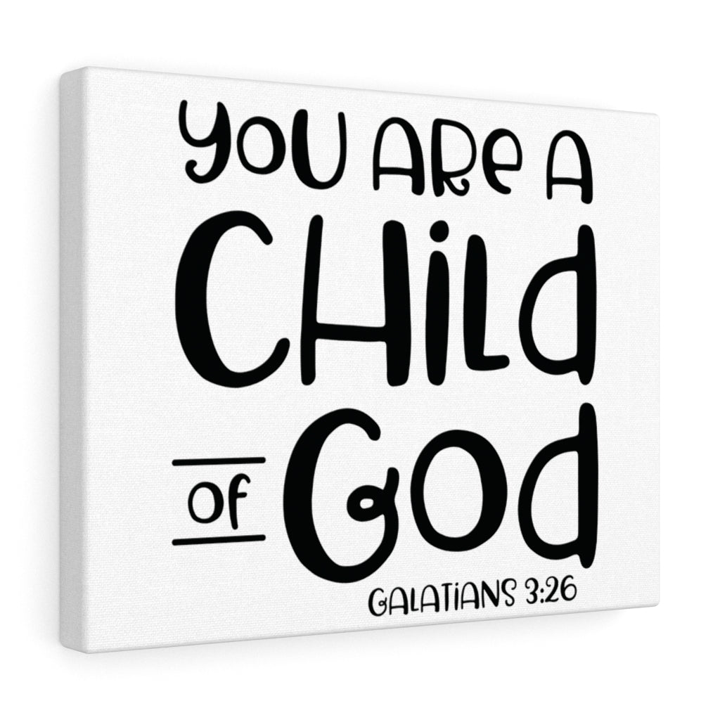 Scripture Walls Child Of God Galatians 3:26 Bible Verse Canvas Christian Wall Art Ready to Hang Unframed-Express Your Love Gifts