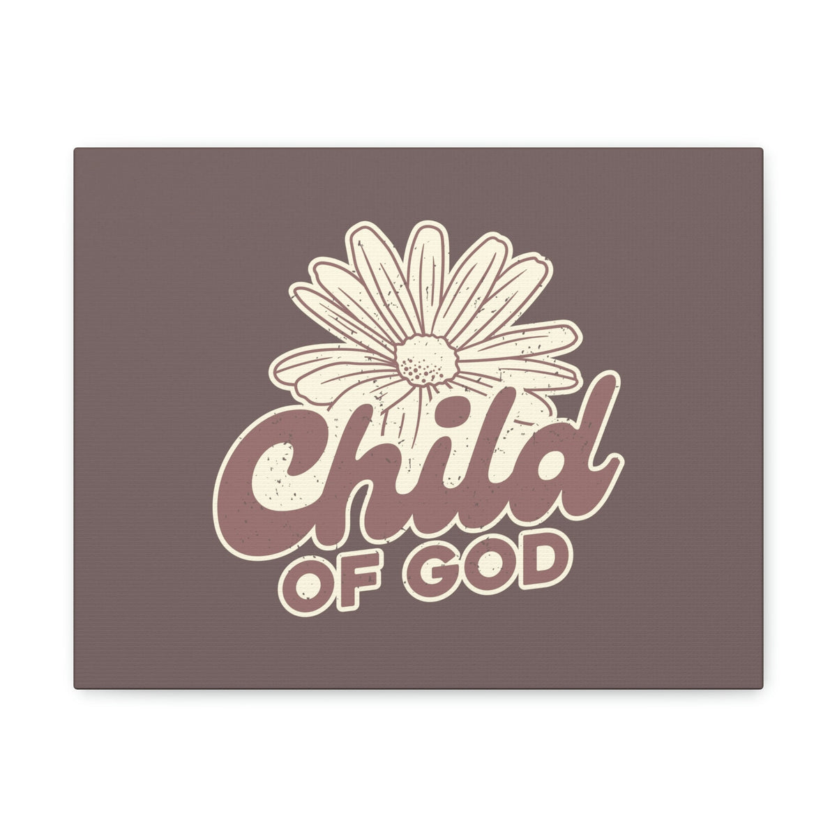 Scripture Walls Child of God John 1:12 White Flower Christian Wall Art Bible Verse Print Ready to Hang Unframed-Express Your Love Gifts