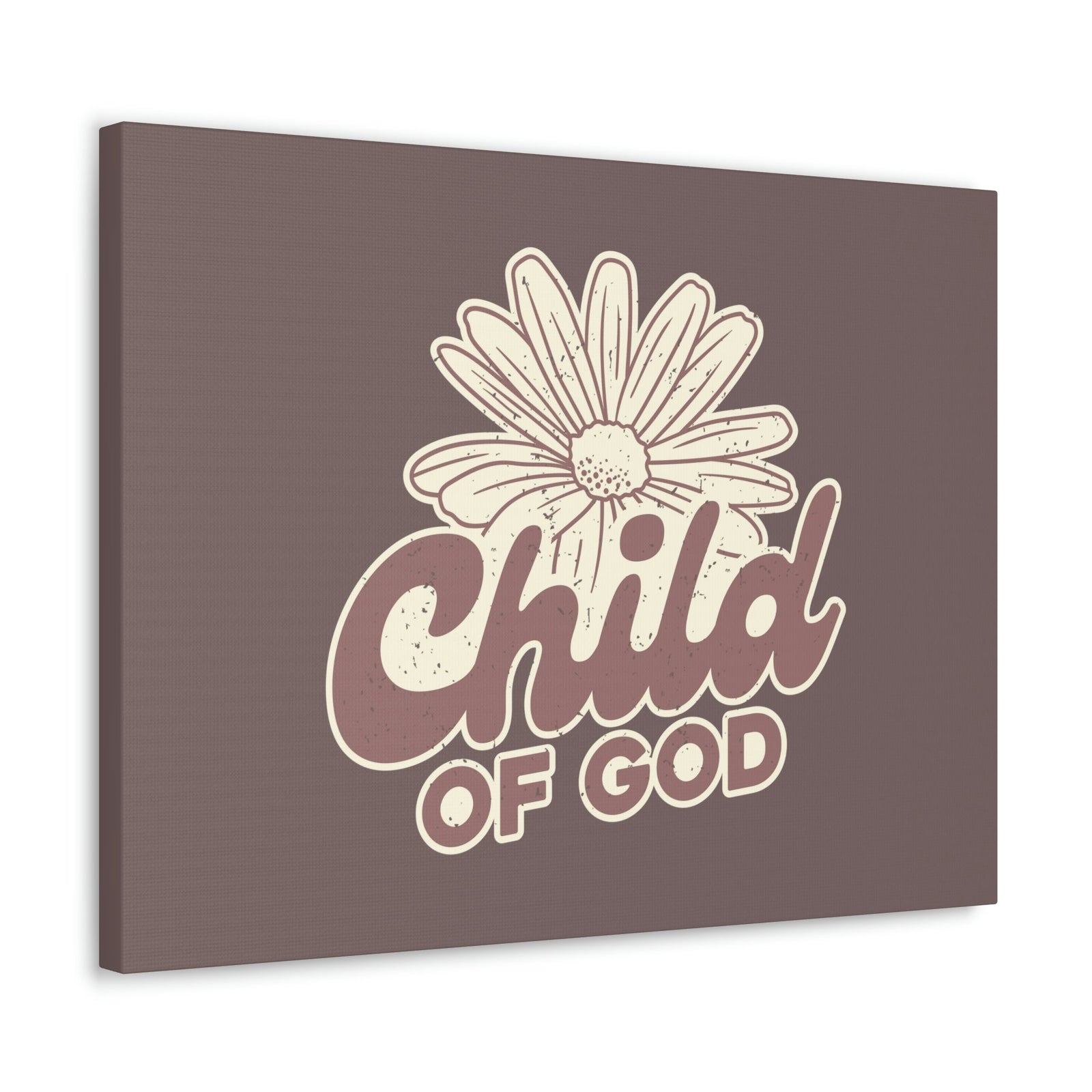 Scripture Walls Child of God John 1:12 White Flower Christian Wall Art Bible Verse Print Ready to Hang Unframed-Express Your Love Gifts