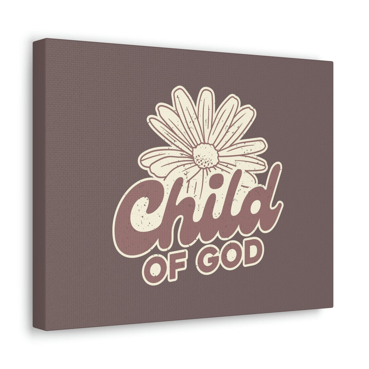 Scripture Walls Child of God John 1:12 White Flower Christian Wall Art Bible Verse Print Ready to Hang Unframed-Express Your Love Gifts