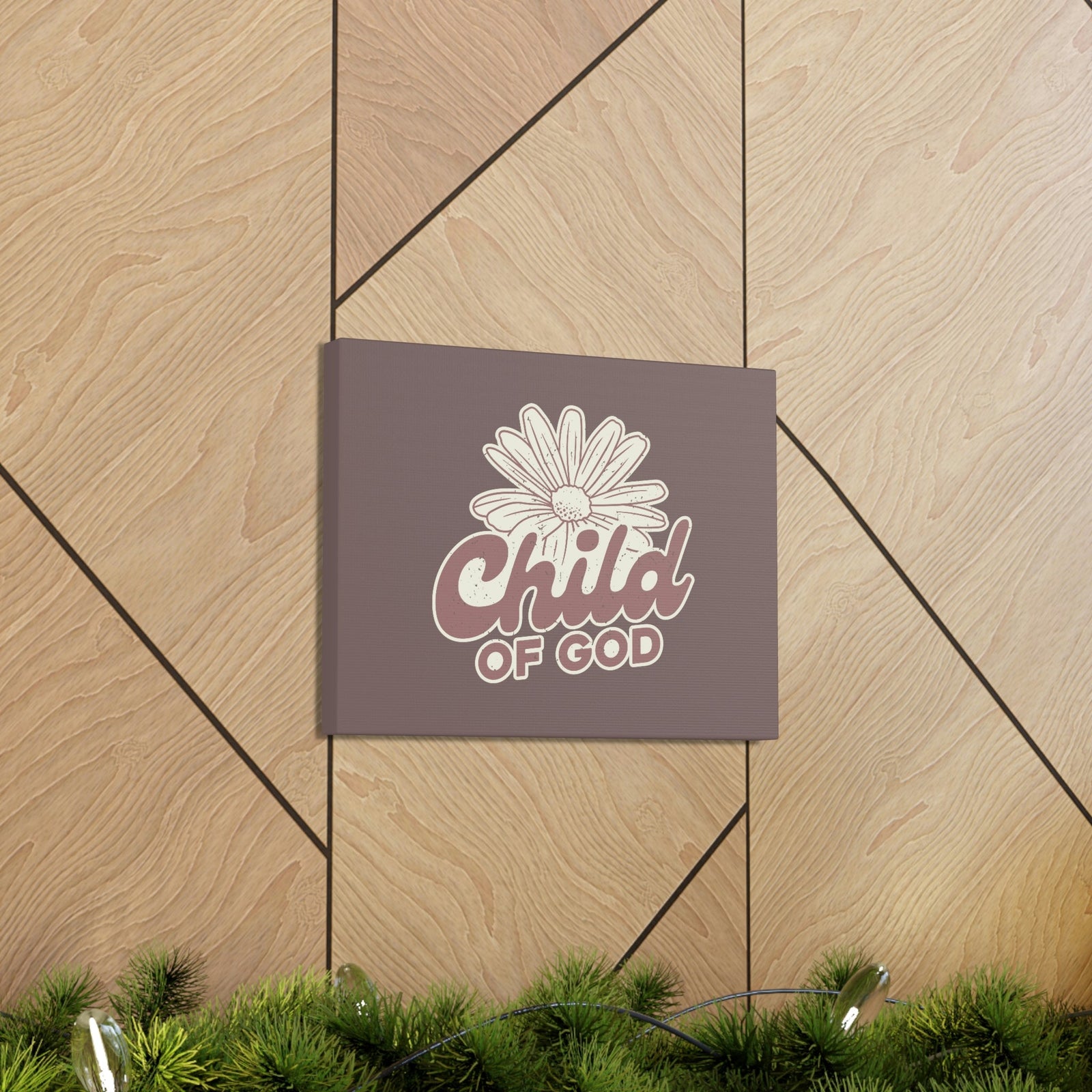 Scripture Walls Child of God John 1:12 White Flower Christian Wall Art Bible Verse Print Ready to Hang Unframed-Express Your Love Gifts