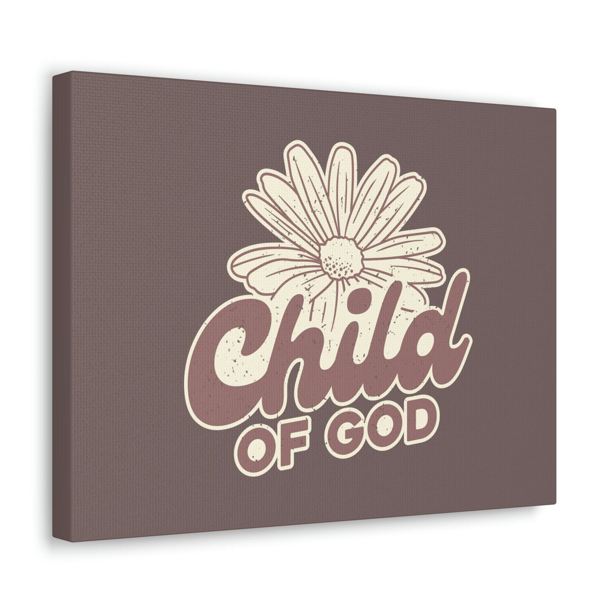 Scripture Walls Child of God John 1:12 White Flower Christian Wall Art Bible Verse Print Ready to Hang Unframed-Express Your Love Gifts