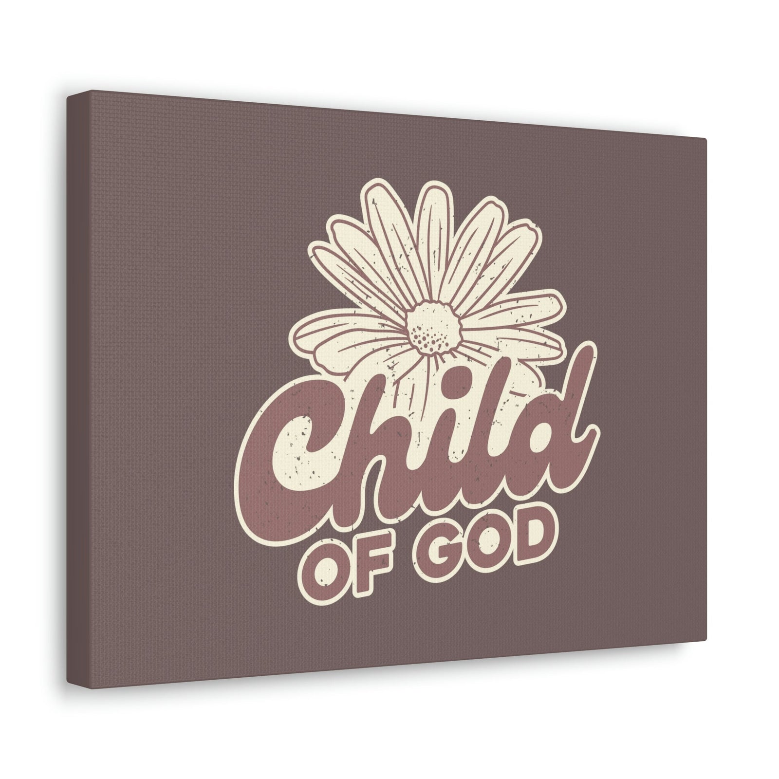 Scripture Walls Child of God John 1:12 White Flower Christian Wall Art Bible Verse Print Ready to Hang Unframed-Express Your Love Gifts