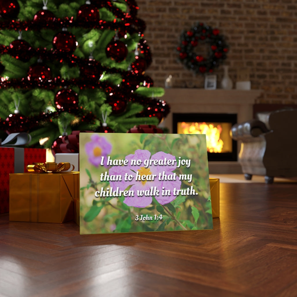 Scripture Walls Children Walk In Truth 3 John 1:4 Bible Verse Canvas Christian Wall Art Ready to Hang Unframed-Express Your Love Gifts