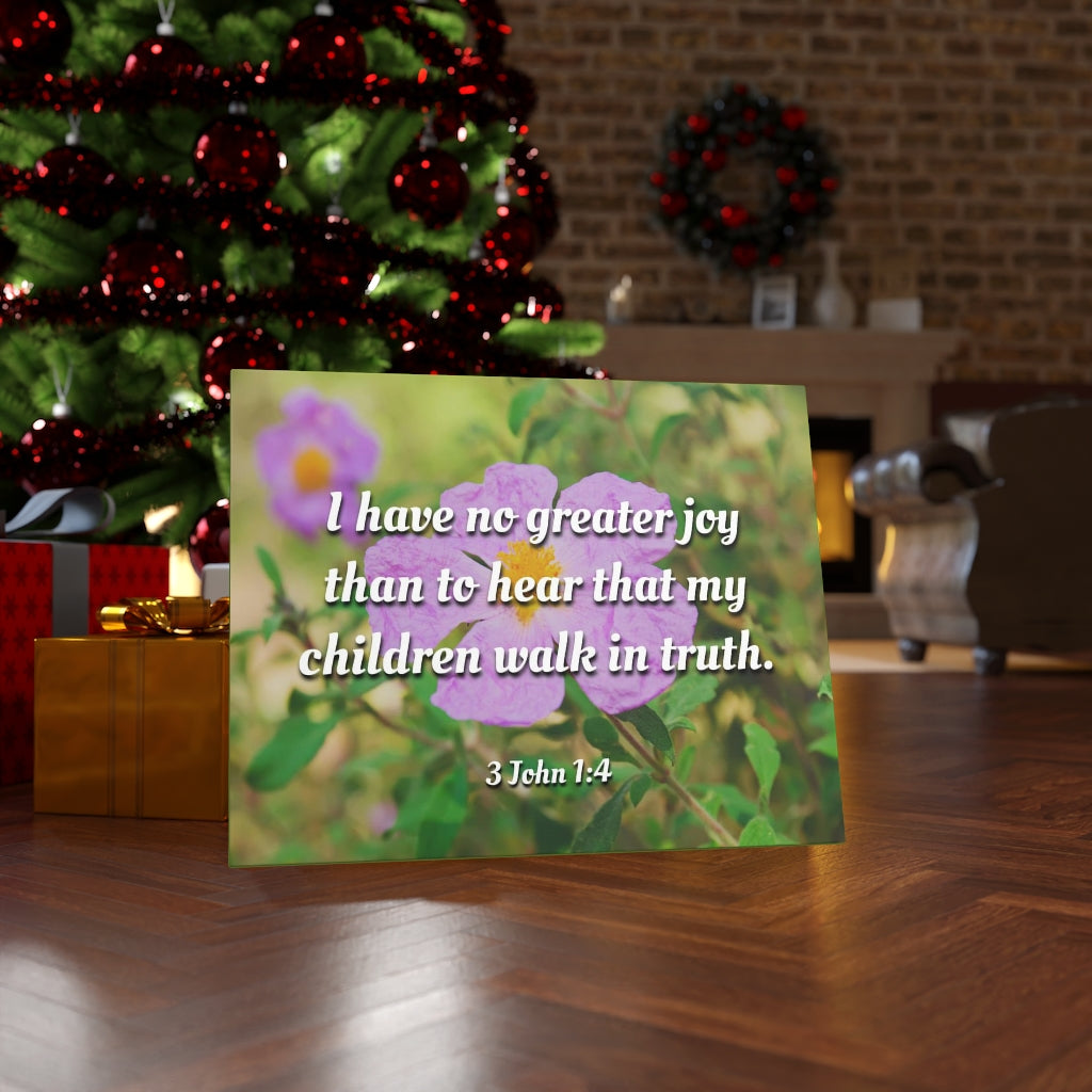 Scripture Walls Children Walk In Truth 3 John 1:4 Bible Verse Canvas Christian Wall Art Ready to Hang Unframed-Express Your Love Gifts