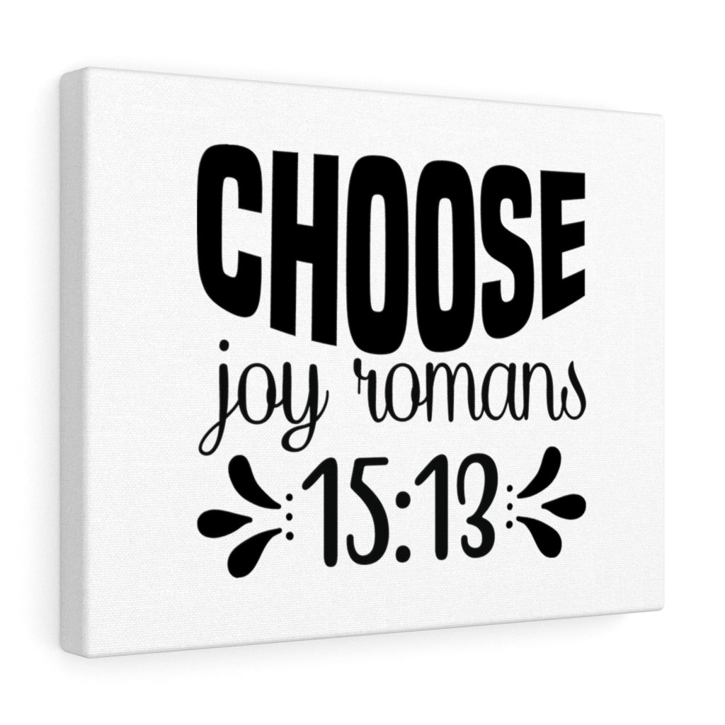 Scripture Walls Choose Joy Dots Romans 15:13 Bible Verse Canvas Christian Wall Art Ready to Hang Unframed-Express Your Love Gifts