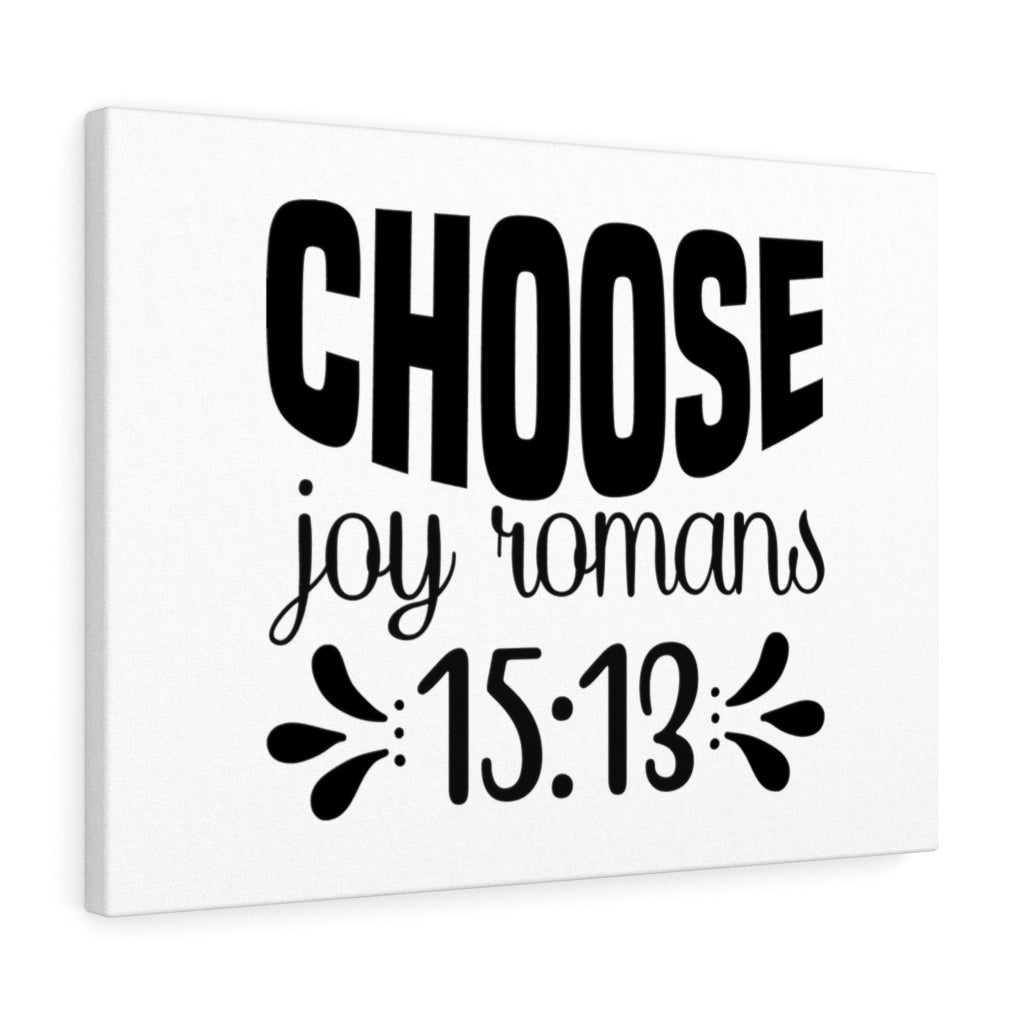 Scripture Walls Choose Joy Dots Romans 15:13 Bible Verse Canvas Christian Wall Art Ready to Hang Unframed-Express Your Love Gifts