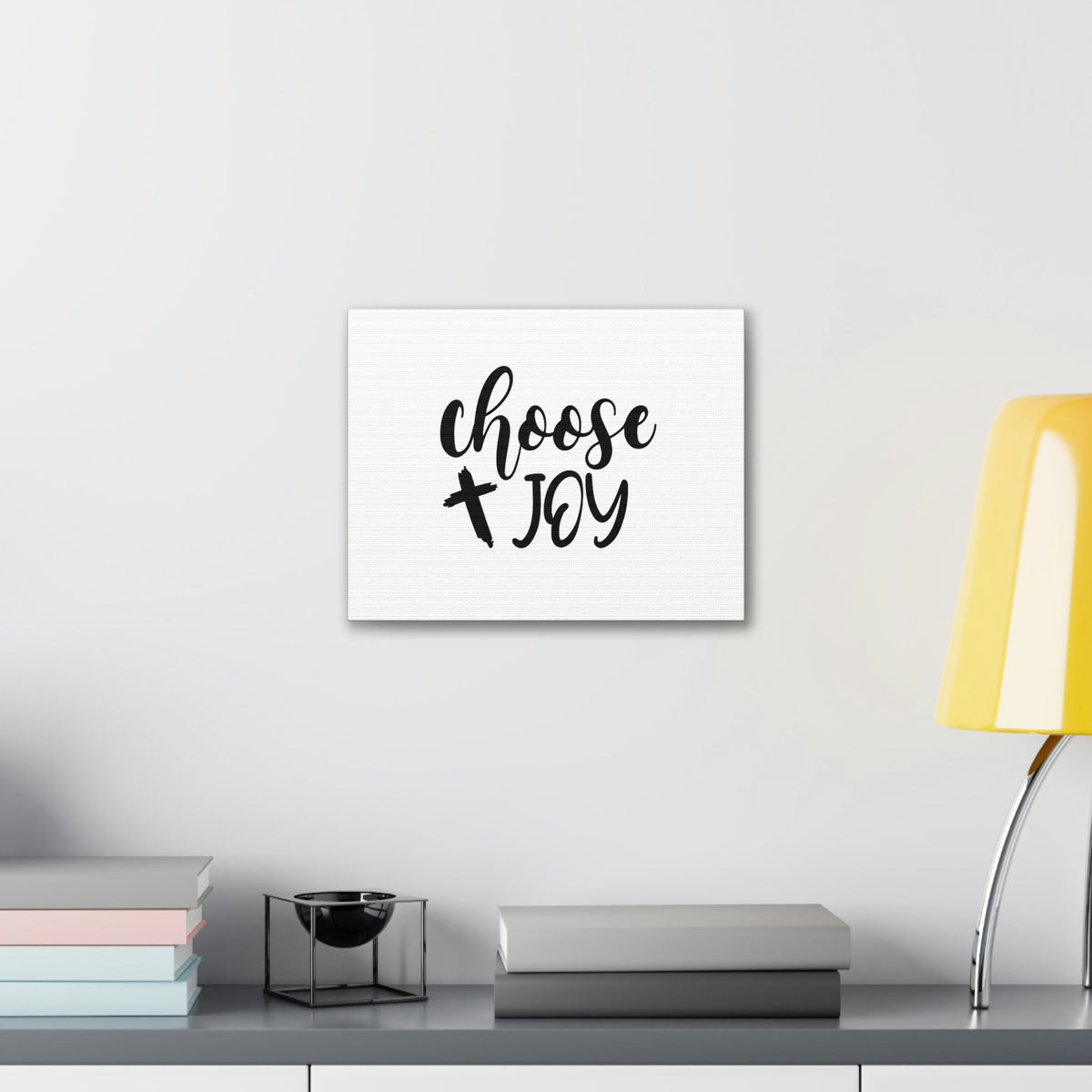 Scripture Walls Choose Joy Philippians 4:4 Cross White Christian Wall Art Bible Verse Print Ready to Hang Unframed-Express Your Love Gifts