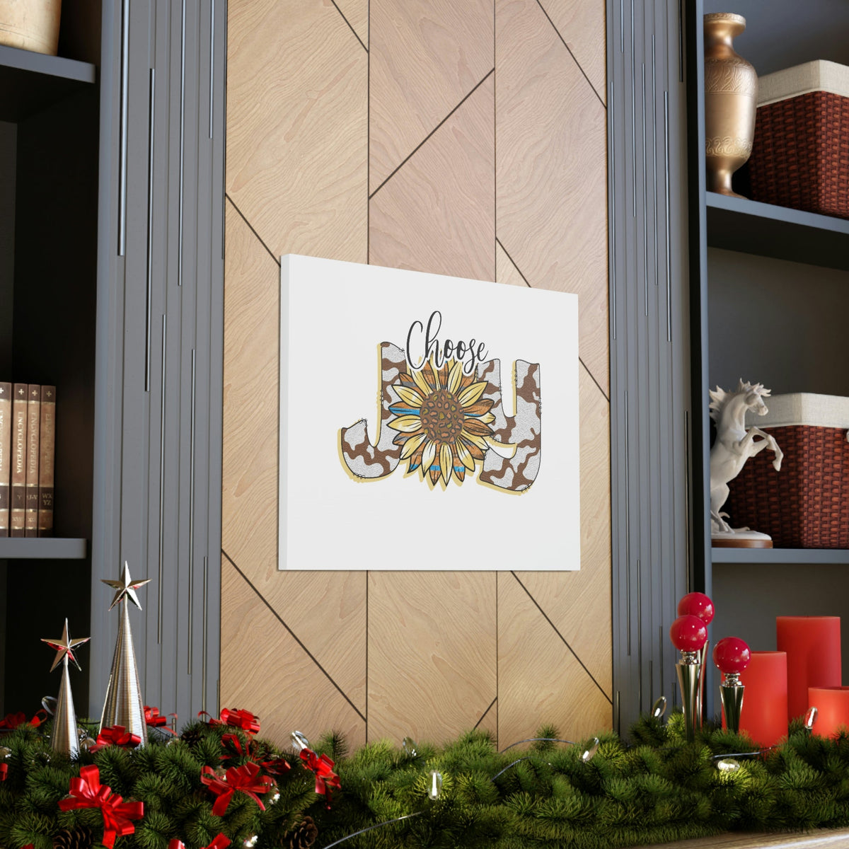 Scripture Walls Choose Joy Philippians 4:4 Sunflower Christian Wall Art Bible Verse Print Ready to Hang Unframed-Express Your Love Gifts