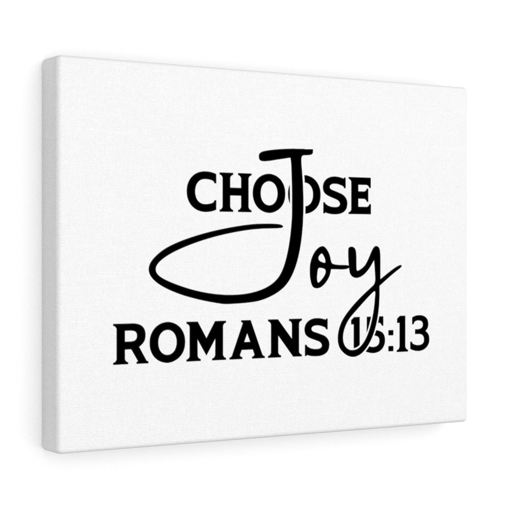 Scripture Walls Choose Joy Romans 15:13 Bible Verse Canvas Christian Wall Art Ready to Hang Unframed-Express Your Love Gifts