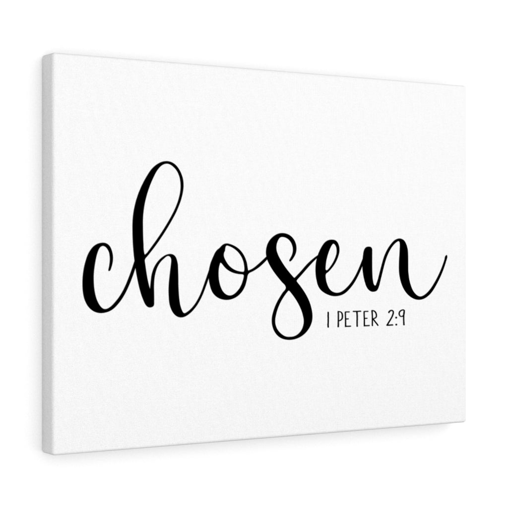 Scripture Walls Chosen 1 Peter 2:9 Plain Bible Verse Canvas Christian Wall Art Ready to Hang Unframed-Express Your Love Gifts