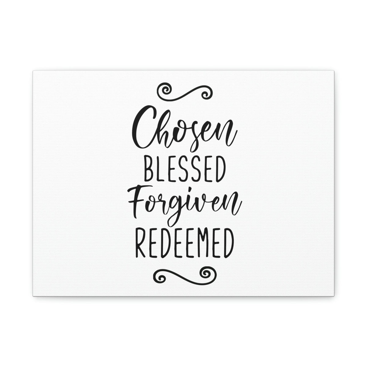 Scripture Walls Chosen, Blessed, Forgiven, Redeemed John 15:16 Christian Wall Art Print Ready to Hang Unframed-Express Your Love Gifts