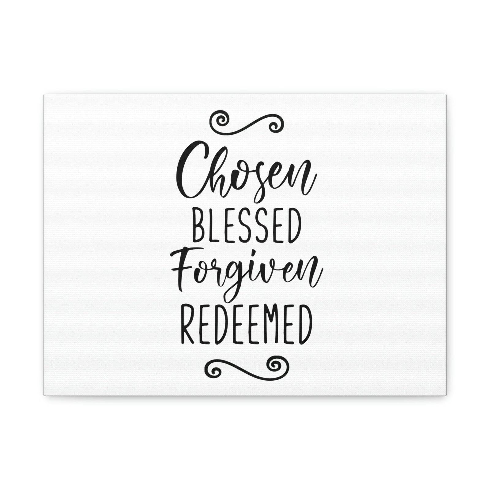 Scripture Walls Chosen, Blessed, Forgiven, Redeemed John 15:16 Christian Wall Art Print Ready to Hang Unframed-Express Your Love Gifts