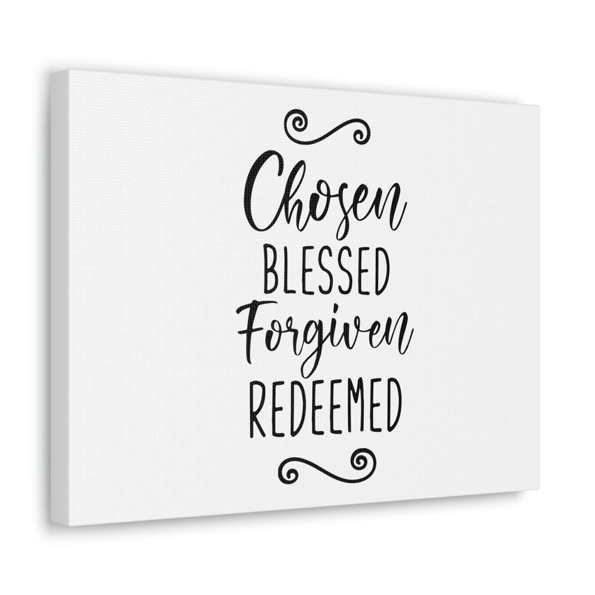 Scripture Walls Chosen, Blessed, Forgiven, Redeemed John 15:16 Christian Wall Art Print Ready to Hang Unframed-Express Your Love Gifts