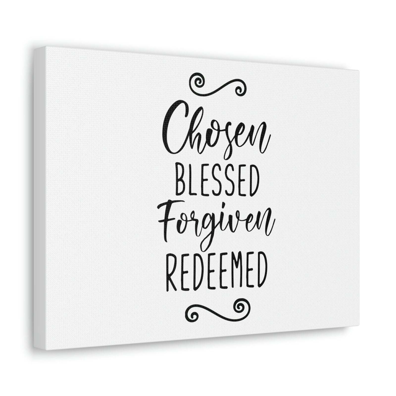 Scripture Walls Chosen, Blessed, Forgiven, Redeemed John 15:16 Christian Wall Art Print Ready to Hang Unframed-Express Your Love Gifts