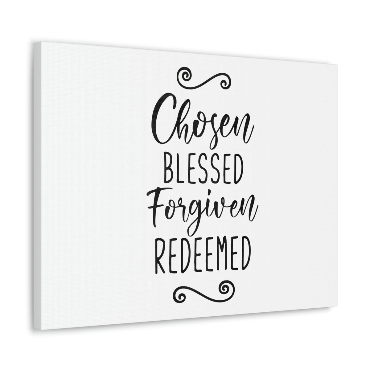 Scripture Walls Chosen, Blessed, Forgiven, Redeemed John 15:16 Christian Wall Art Print Ready to Hang Unframed-Express Your Love Gifts