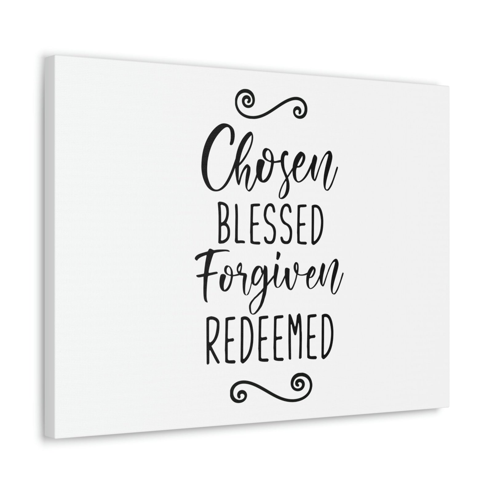 Scripture Walls Chosen, Blessed, Forgiven, Redeemed John 15:16 Christian Wall Art Print Ready to Hang Unframed-Express Your Love Gifts