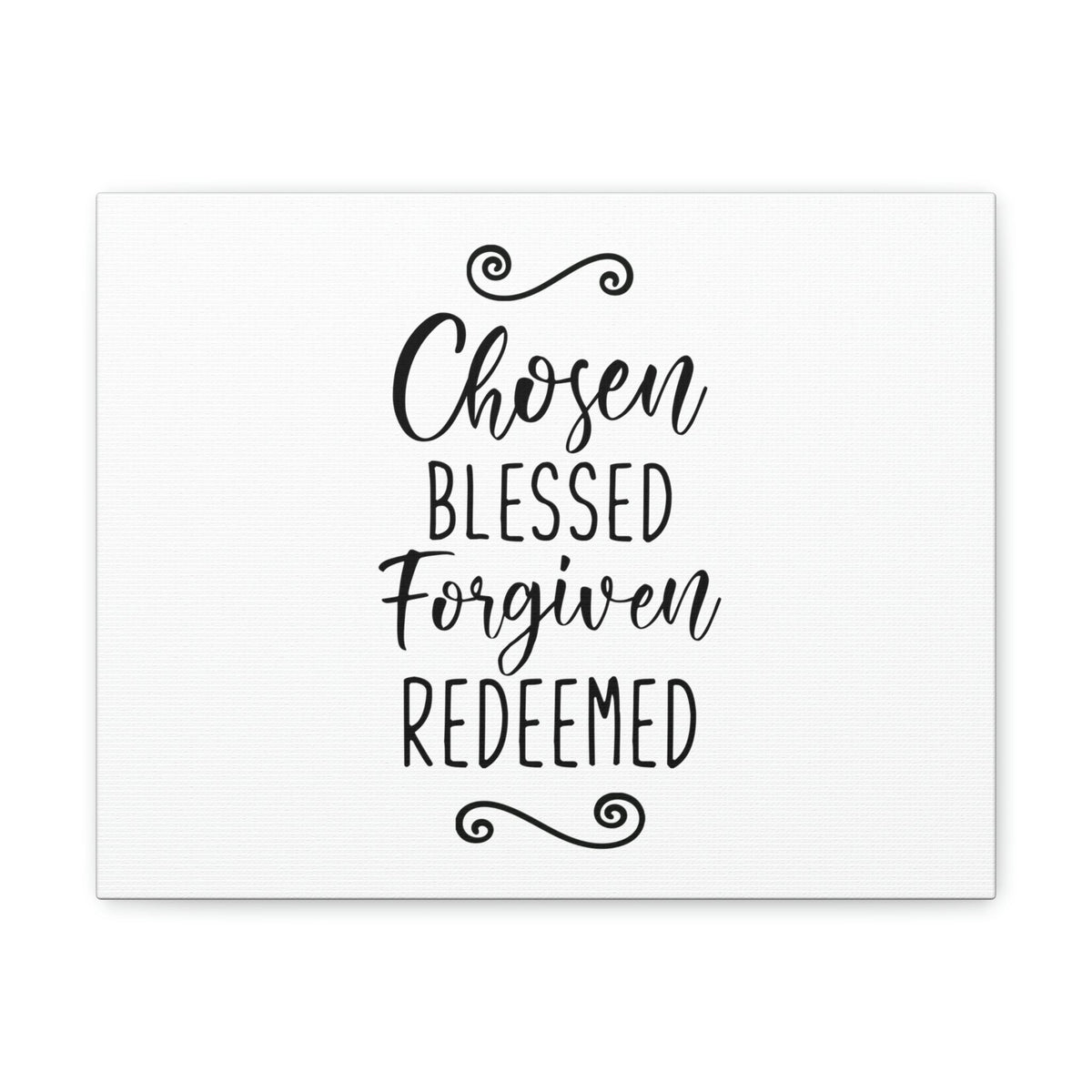 Scripture Walls Chosen, Blessed, Forgiven, Redeemed John 15:16 Christian Wall Art Print Ready to Hang Unframed-Express Your Love Gifts