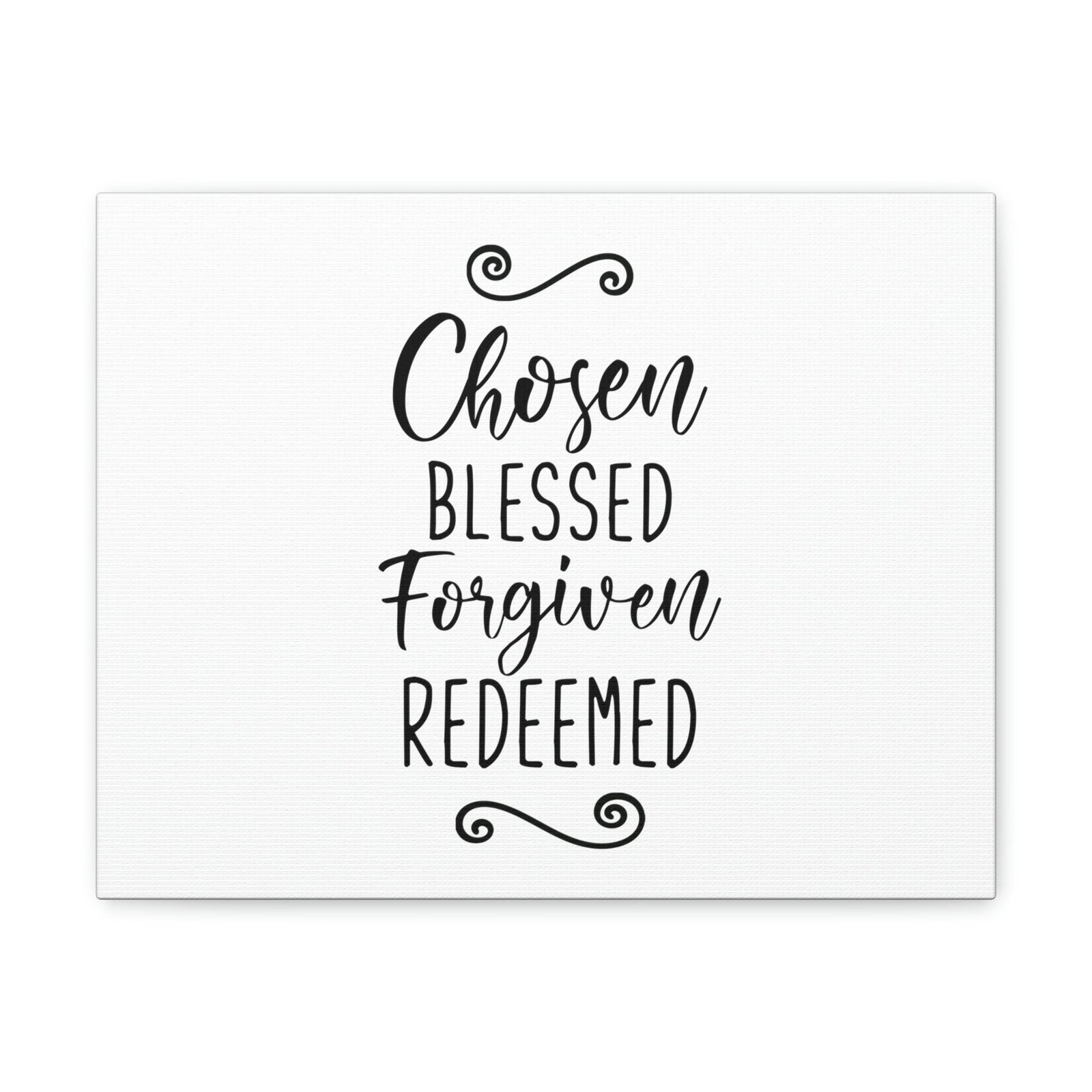 Scripture Walls Chosen, Blessed, Forgiven, Redeemed John 15:16 Christian Wall Art Print Ready to Hang Unframed-Express Your Love Gifts