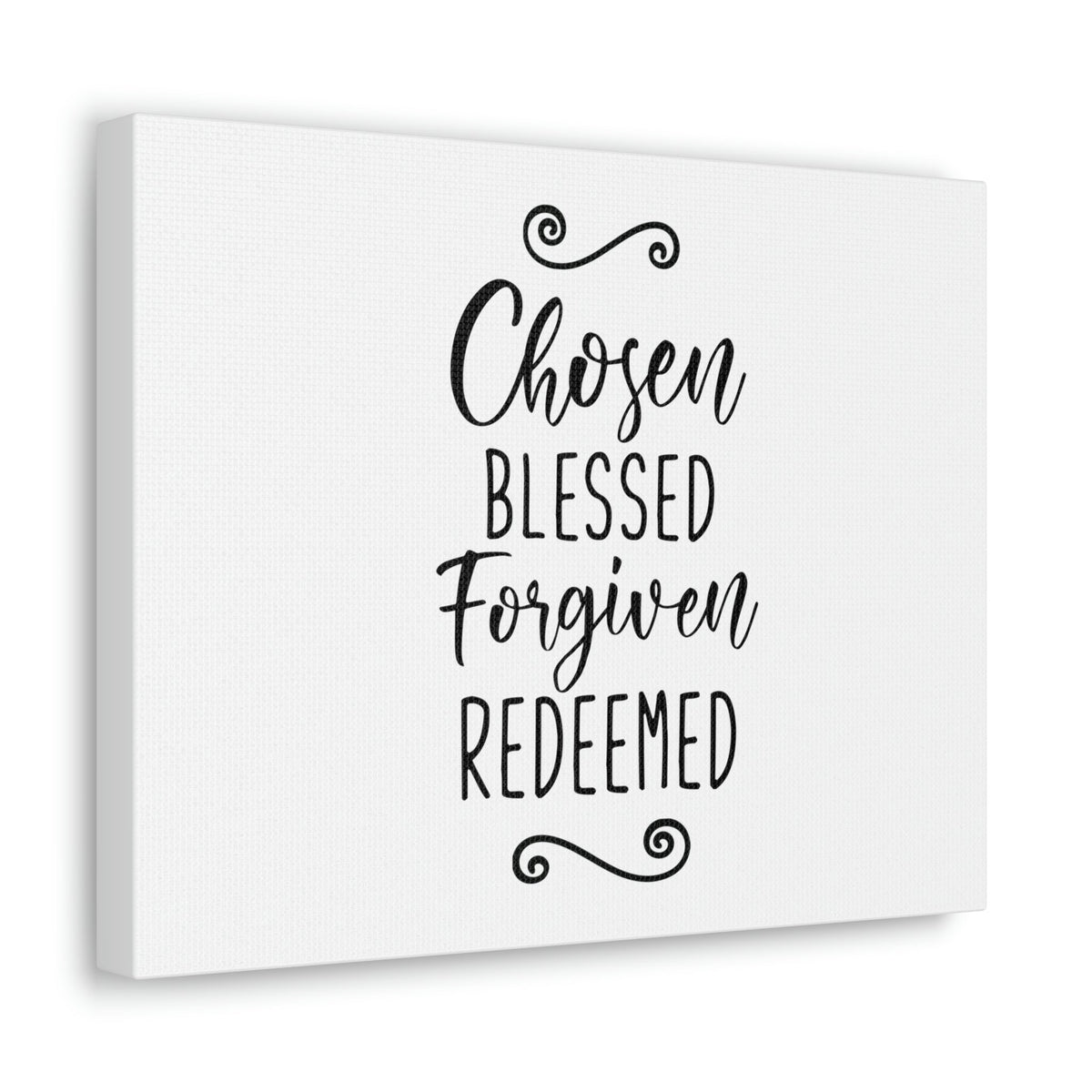 Scripture Walls Chosen, Blessed, Forgiven, Redeemed John 15:16 Christian Wall Art Print Ready to Hang Unframed-Express Your Love Gifts