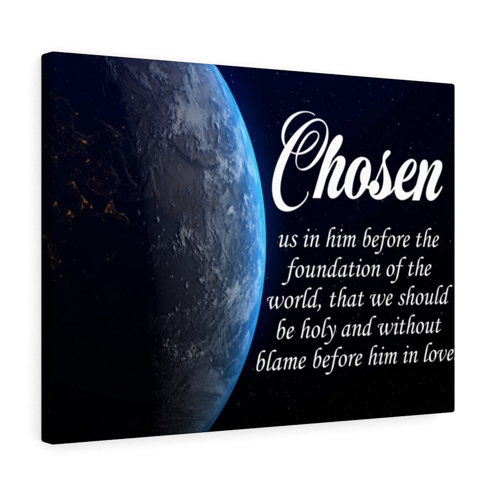 Scripture Walls Chosen in Eternity Ephesians 1:4 Wall Art Christian Home Decor Unframed-Express Your Love Gifts