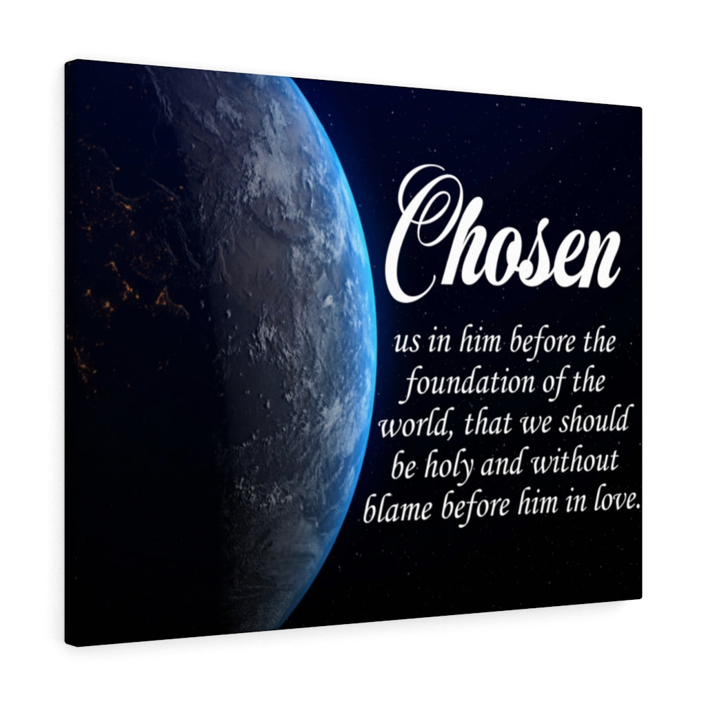 Scripture Walls Chosen in Eternity Ephesians 1:4 Wall Art Christian Home Decor Unframed-Express Your Love Gifts