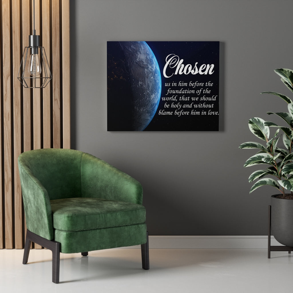 Scripture Walls Chosen in Eternity Ephesians 1:4 Wall Art Christian Home Decor Unframed-Express Your Love Gifts