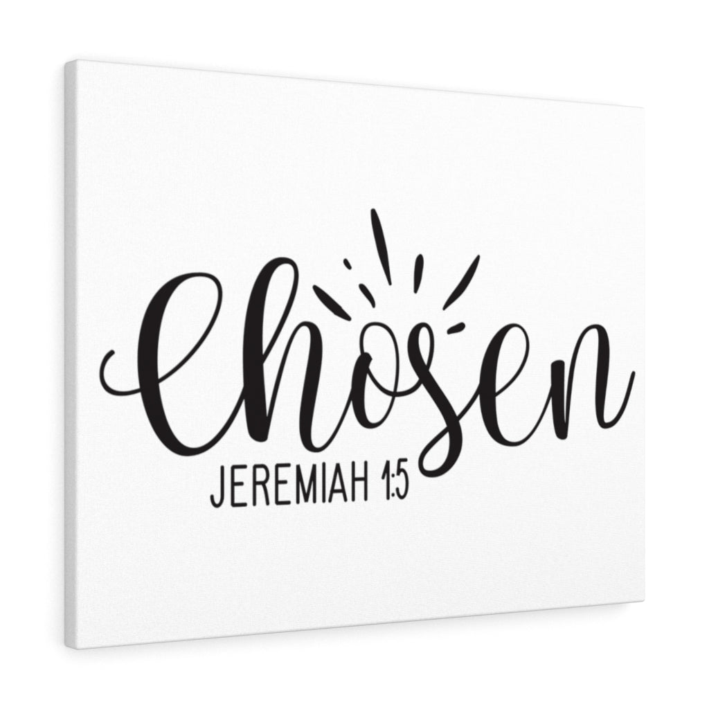 Scripture Walls Chosen Jeremiah 1:5 Bible Verse Canvas Christian Wall Art Ready to Hang Unframed-Express Your Love Gifts