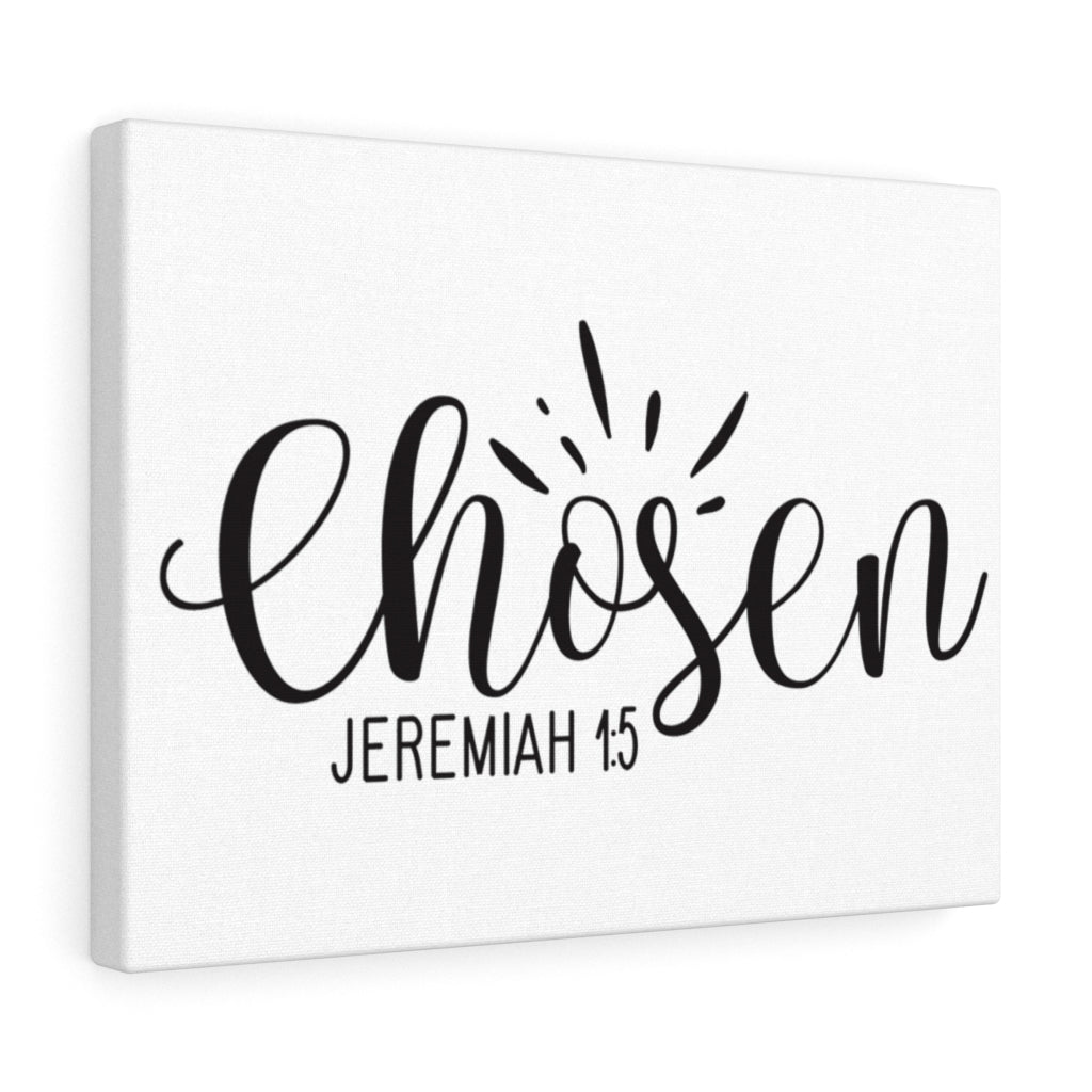 Scripture Walls Chosen Jeremiah 1:5 Bible Verse Canvas Christian Wall Art Ready to Hang Unframed-Express Your Love Gifts