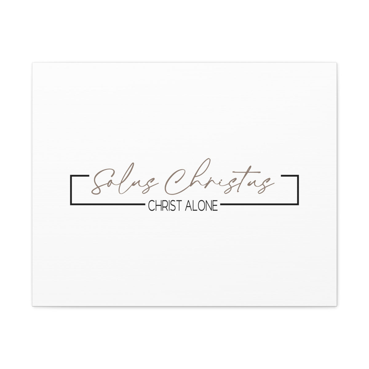 Scripture Walls Christ Alone John 3:36 White Bible Canvas Christian Wall Art Ready to Hang Unframed-Express Your Love Gifts