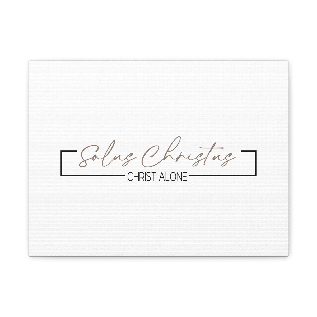 Scripture Walls Christ Alone John 3:36 White Bible Canvas Christian Wall Art Ready to Hang Unframed-Express Your Love Gifts